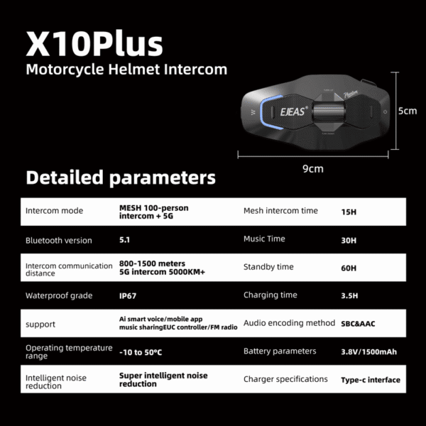 EJEAS X10 Plus - HillVerge