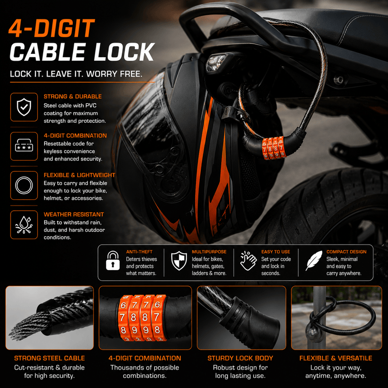 HELMET NUMBER BIG LOCK - HillVerge