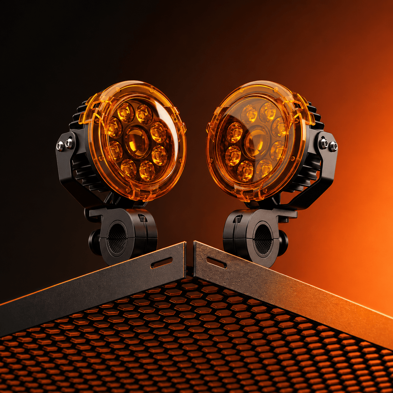 LGP DK - 90S 170W LED Spotlight with Yellow Filter (IP67) - HillVerge