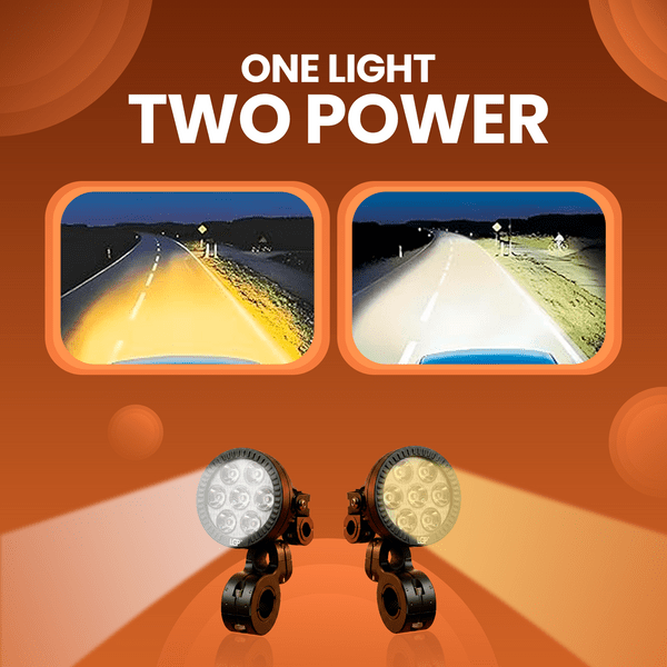 LGP DK70 High - Power Motorcycle Spotlight, 140W 20000LM LED - HillVerge