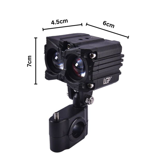 LGP Spotlight MK05 Dual Beam Motorcycle Light 80W - HillVerge