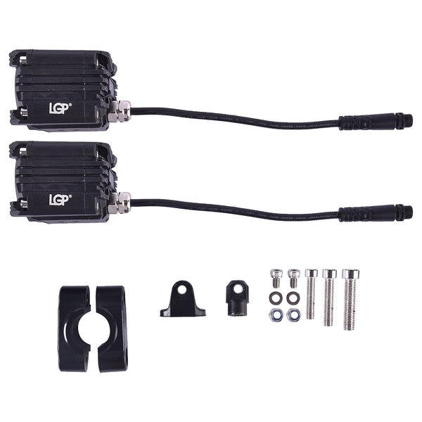 LGP Spotlight MK05 Dual Beam Motorcycle Light 80W - HillVerge