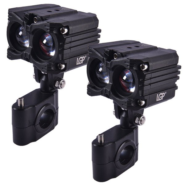 LGP Spotlight MK05 Dual Beam Motorcycle Light 80W - HillVerge