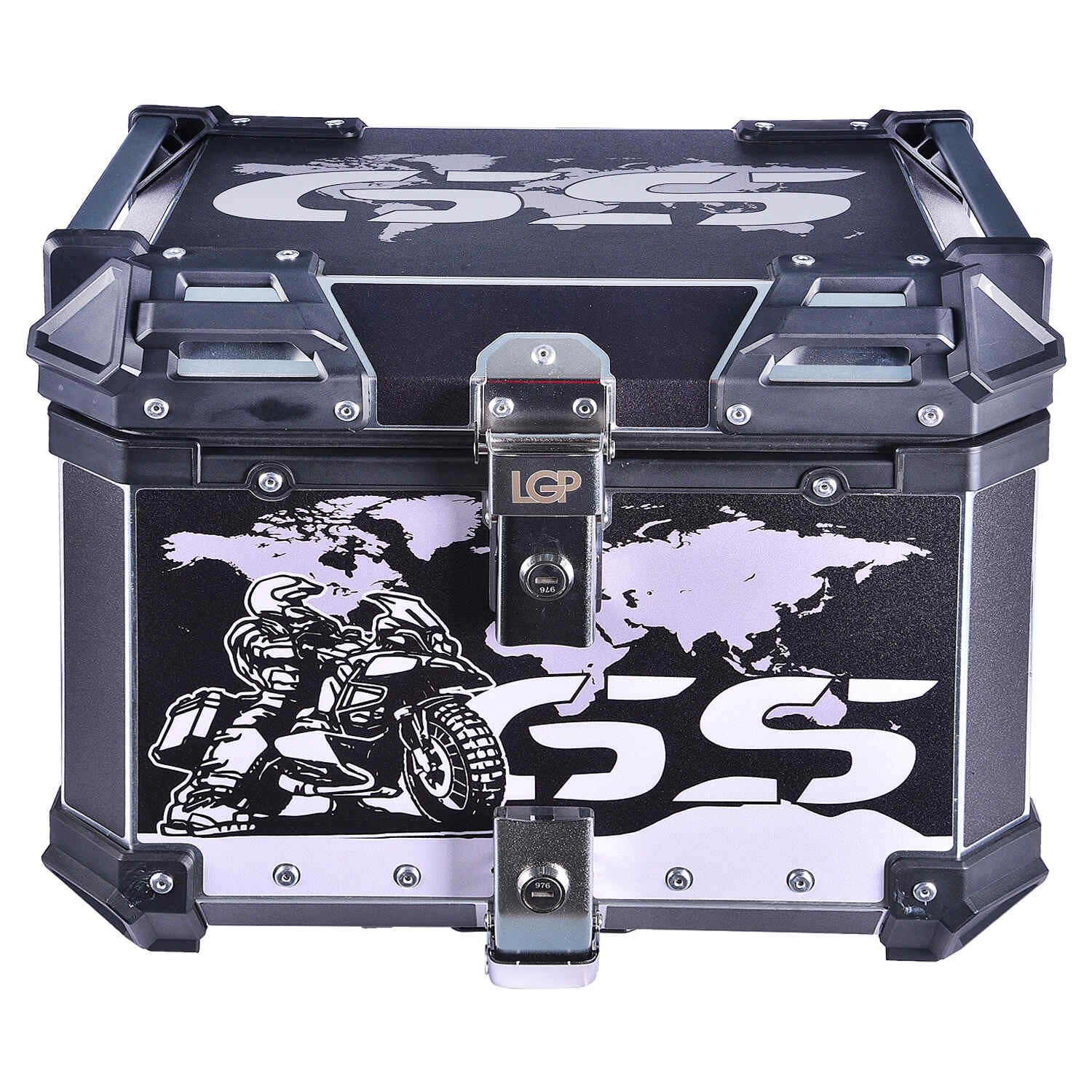 LGP Top Box 45L Black GS With Backrest - HillVerge