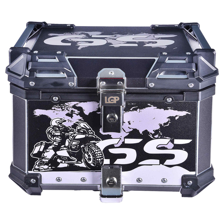LGP Top Box 45L Black GS With Backrest - HillVerge