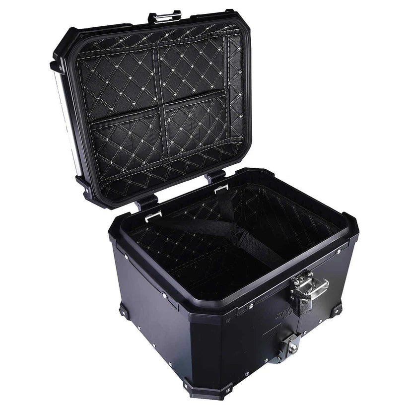 LGP Top Box 45L Black Speed 400 With Backrest - HillVerge