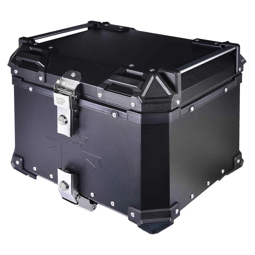 LGP Top Box 45L Black Speed 400 With Backrest - HillVerge