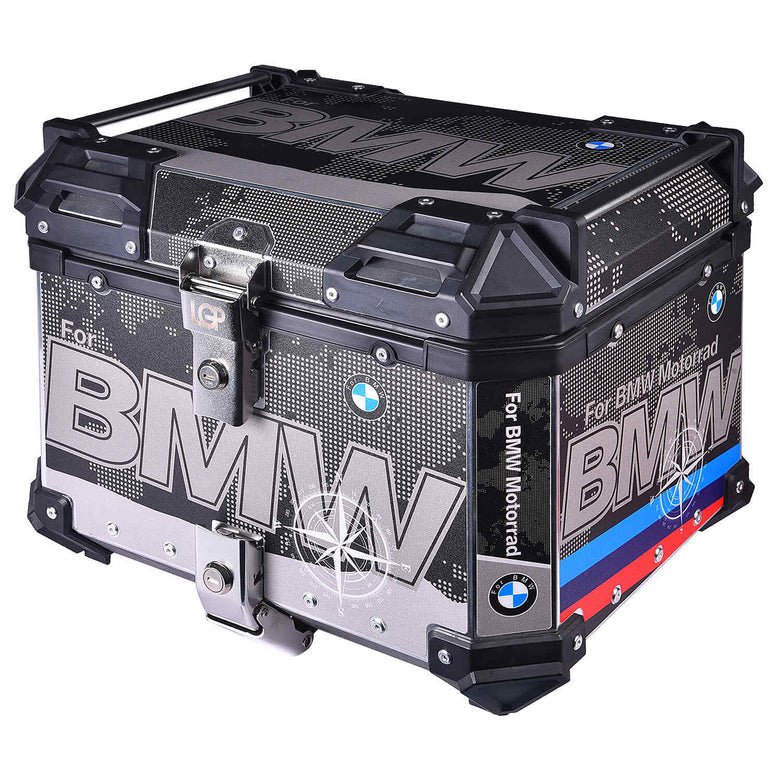 LGP TOP BOX 45L BMW DRAW BLACK - HillVerge