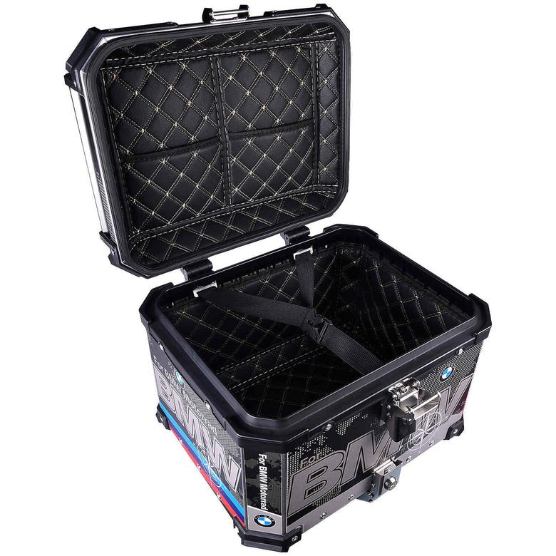 LGP TOP BOX 45L BMW DRAW BLACK - HillVerge