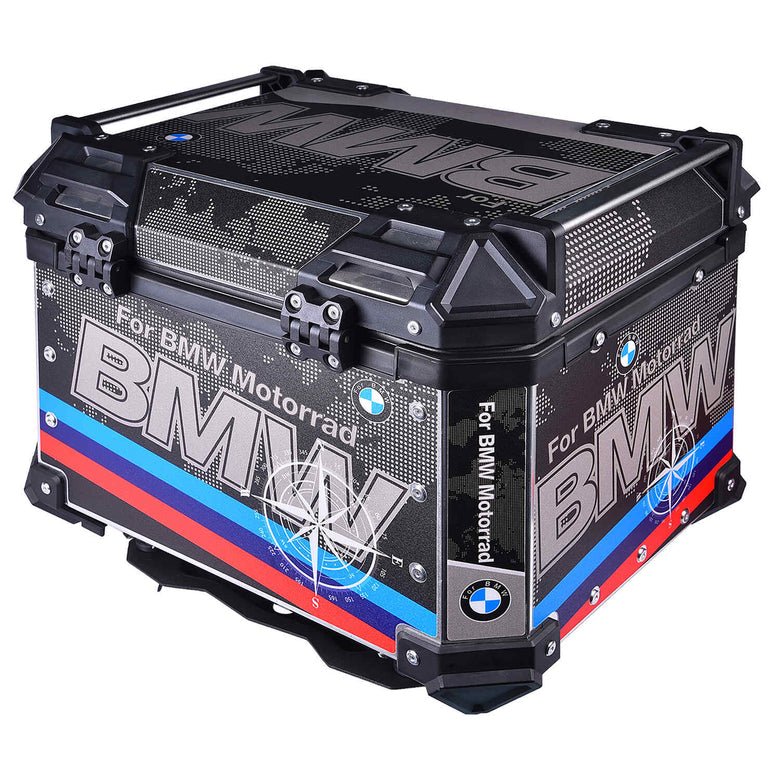 LGP TOP BOX 45L BMW DRAW BLACK - HillVerge