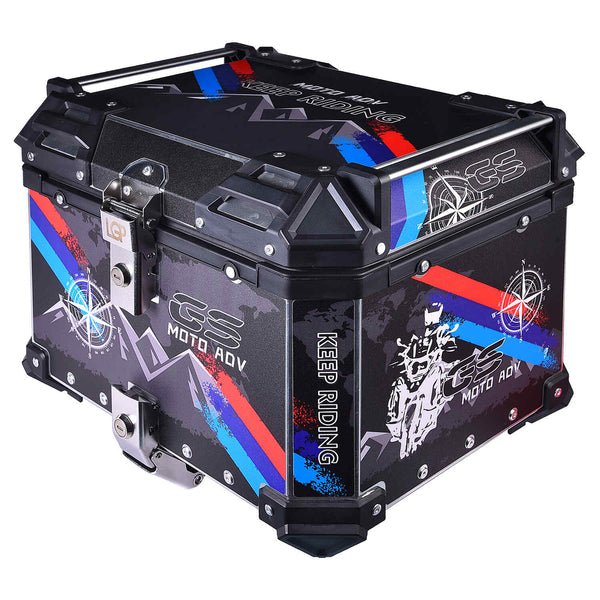 LGP Top Box 45L GS Moto ADV With Backrest - HillVerge