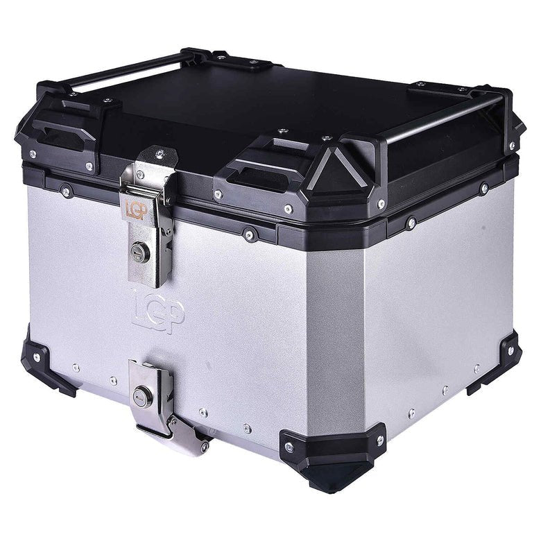 LGP TOP BOX 45L SILVER WITH BACKREST - HillVerge
