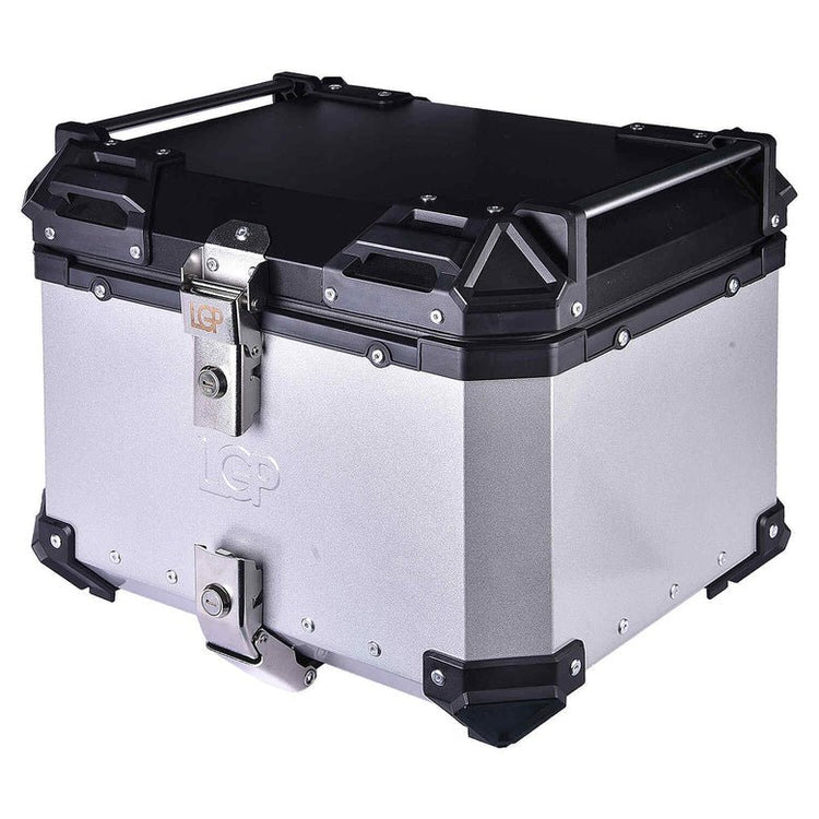 LGP TOP BOX 45L SILVER WITH BACKREST - HillVerge