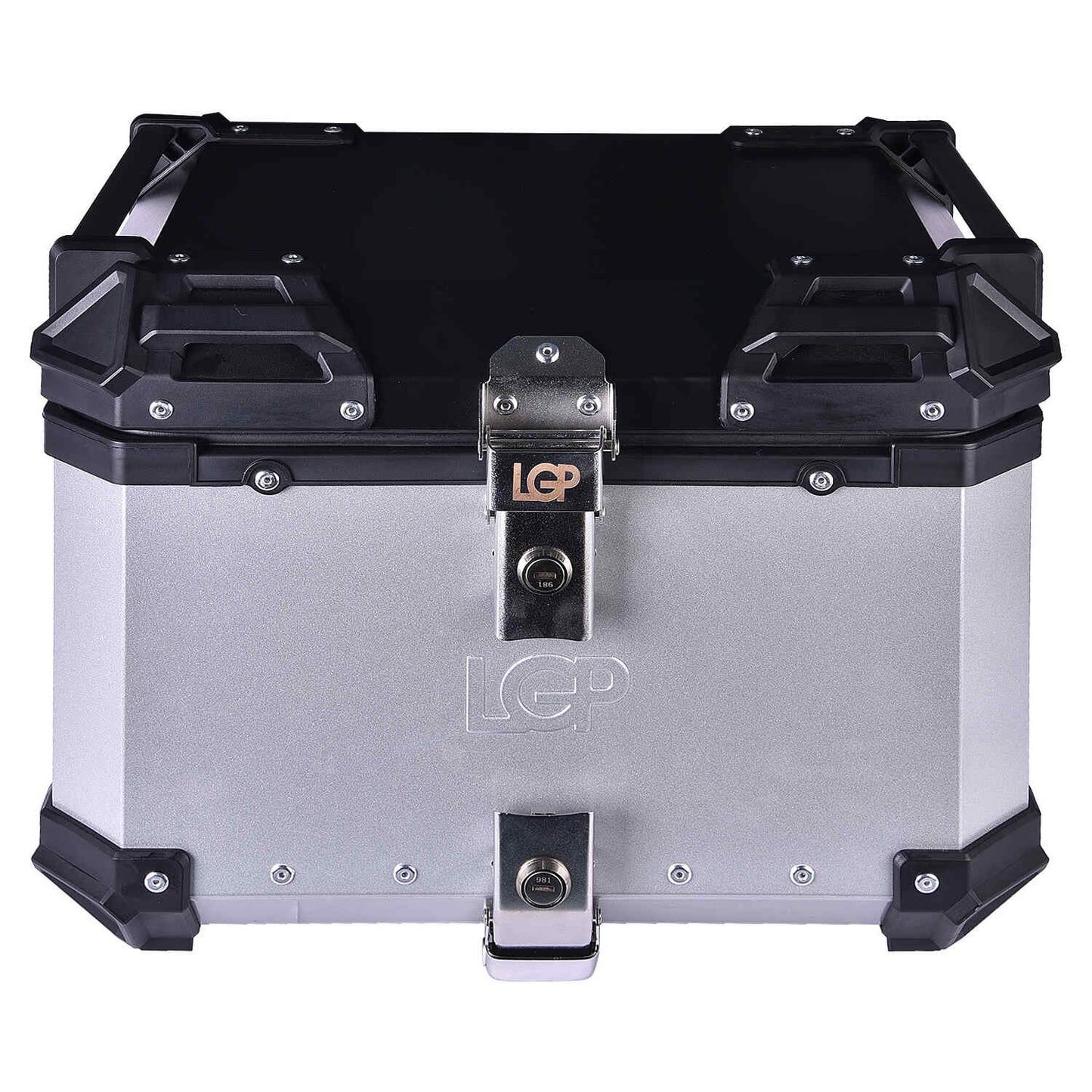 LGP TOP BOX 45L SILVER WITH BACKREST - HillVerge