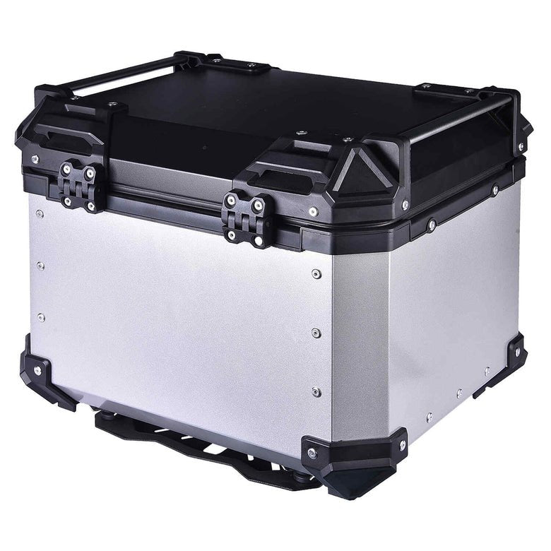 LGP TOP BOX 45L SILVER WITH BACKREST - HillVerge