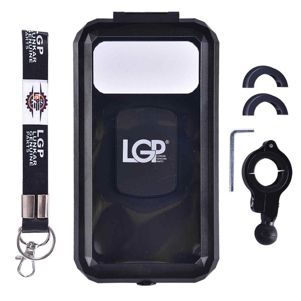 LGP Waterproof Bike Mobile Holder Rainproof Phone Mount with 360° Rotation - HillVerge