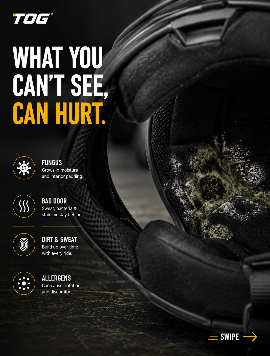 TOG Premium Helmet Cleaner Foam - HillVerge